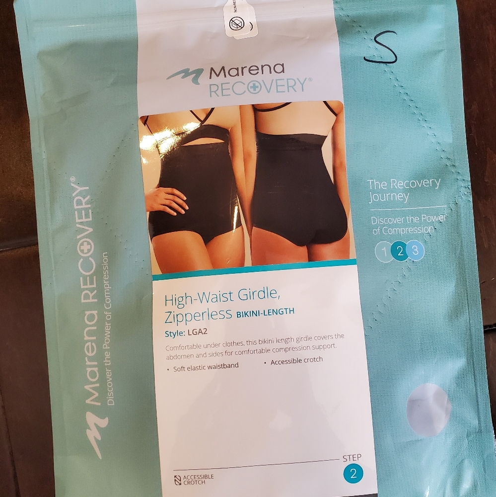 Marena Recovery High-Waist Zipperless Girdle Bikini Length in size S